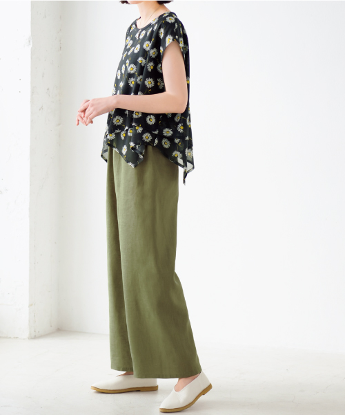 DT032 「手ぬい」のアシンメトリートップス&パンツ