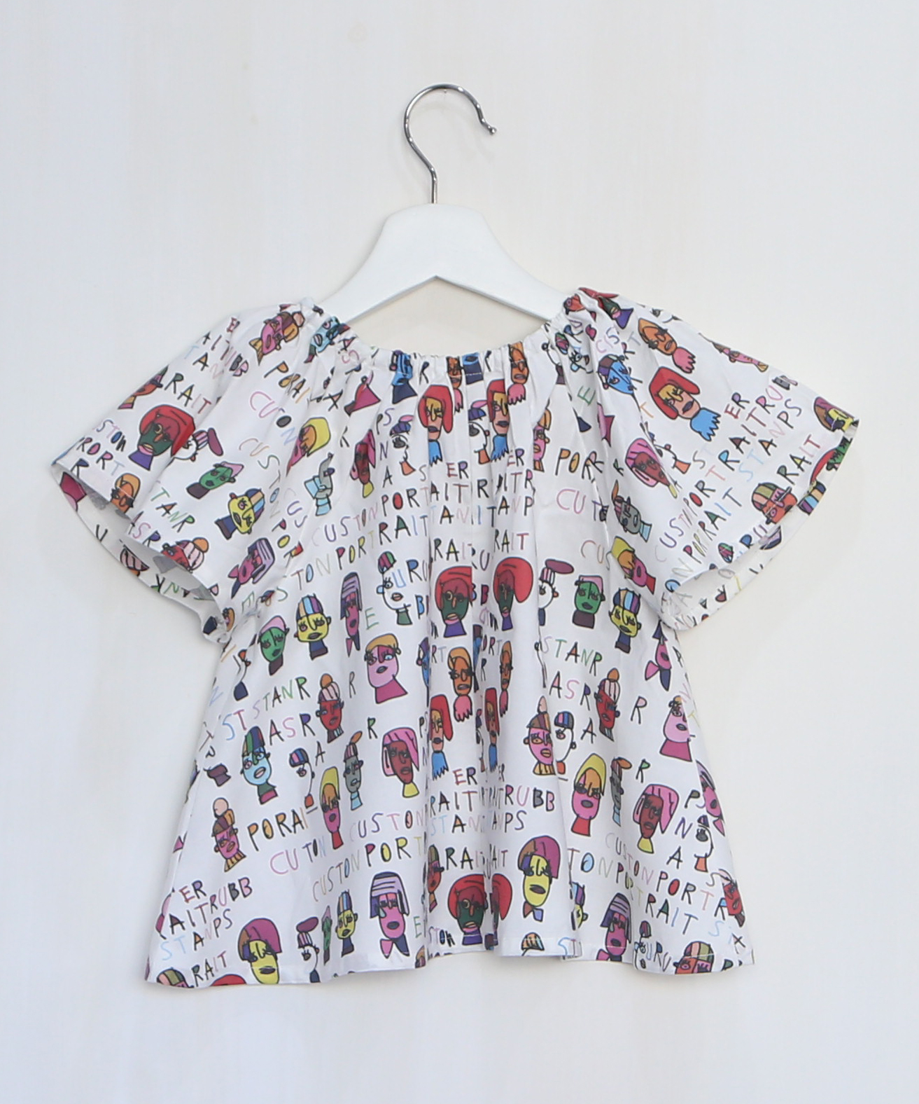 110cmサイズ TP038 フレアブラウス (シーチング)【カタヌノ 切って縫うだけ!】