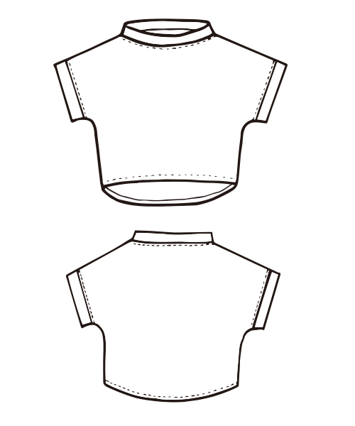 MH001 スタンドカラープルオーバー