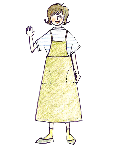 MH002 サロペットスカート