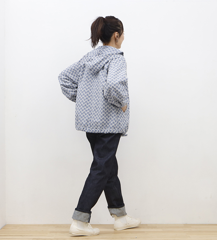 mh016 フード付きブルゾン