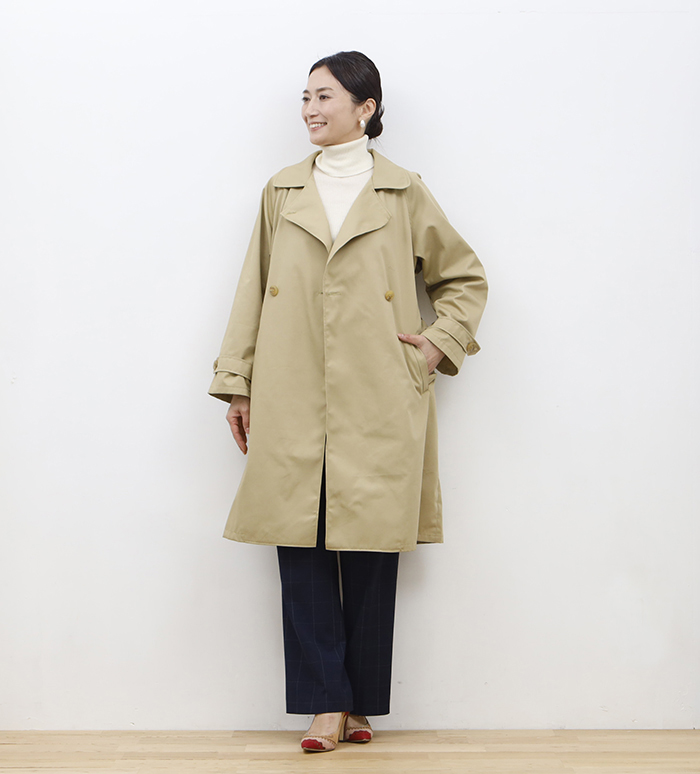 mh017 トレンチ風コート