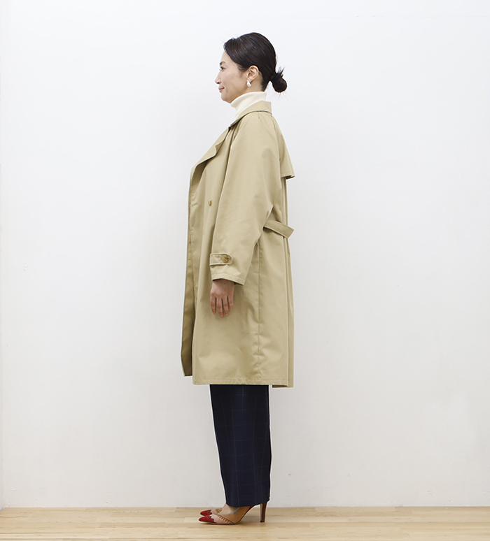 mh017 トレンチ風コート