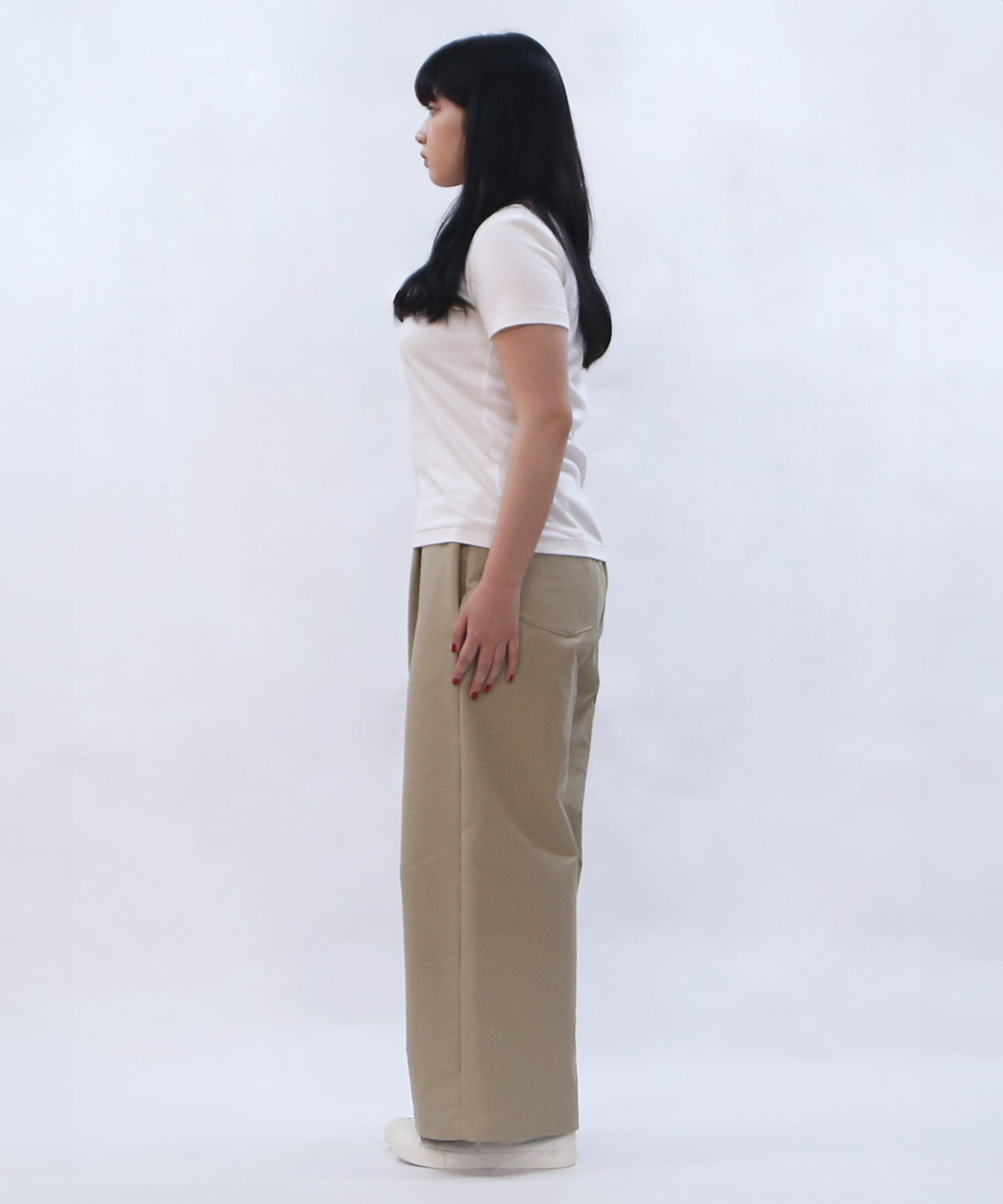 SP009 ワンタックワイドパンツ